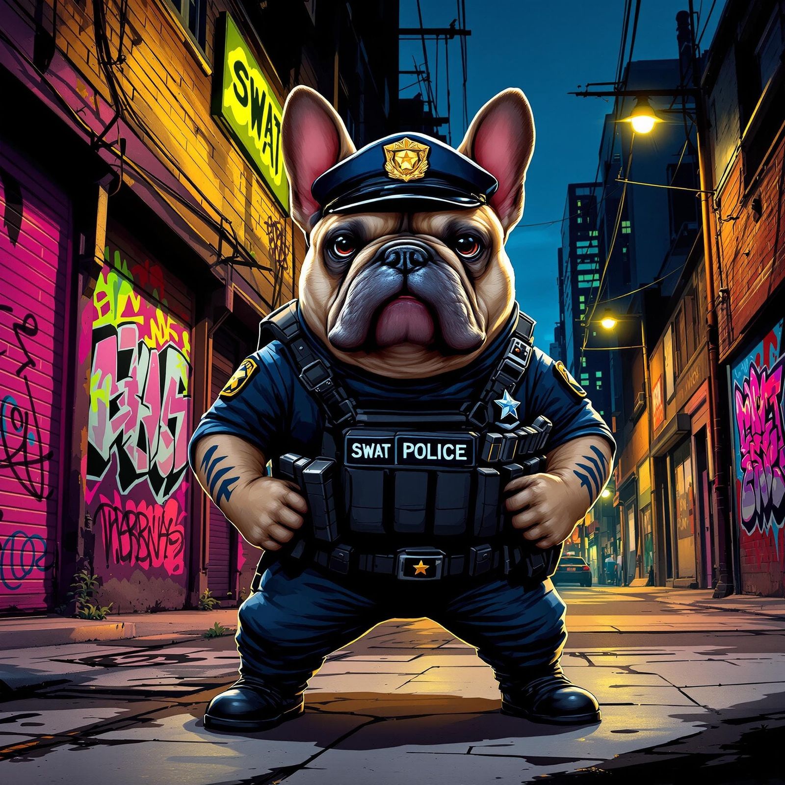 French Bulldog SWAT