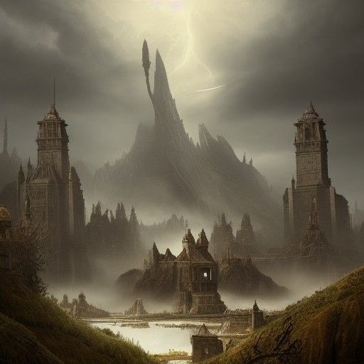 Epic Cinematic Grim Reaper Digital Painting