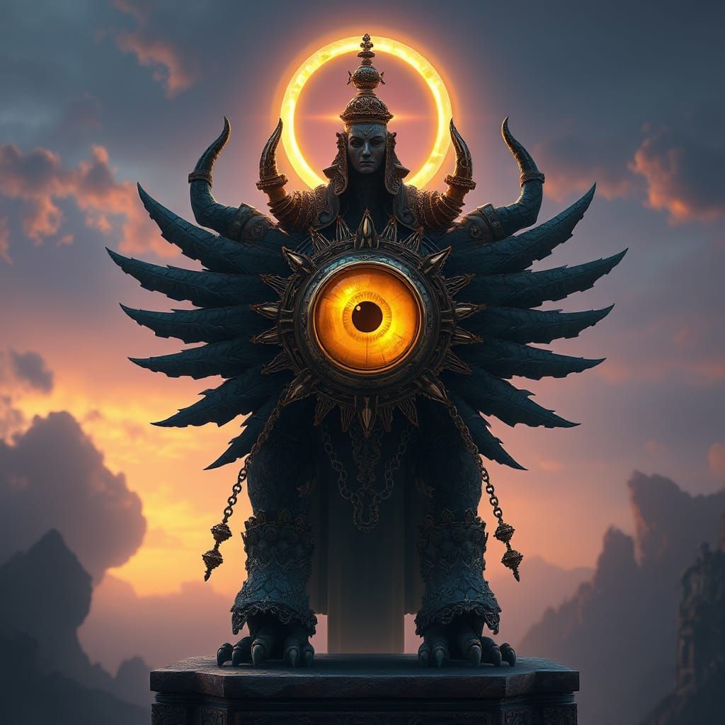 Majestic Cyclops in Twilight Realm