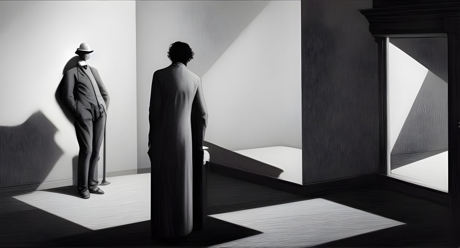 Atmospheric Scene in Wrightson, Hopper, and Doré Style