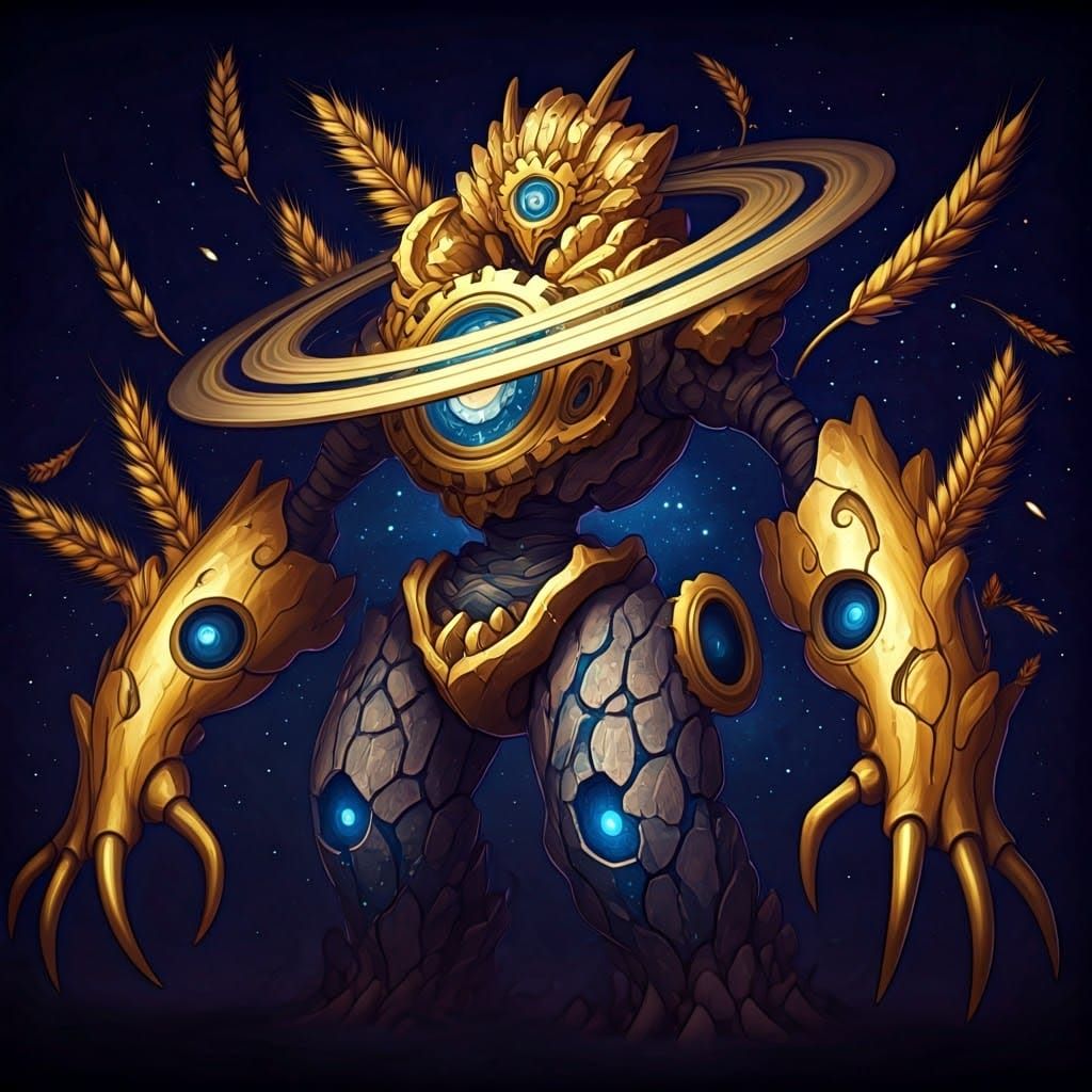 Timekeeper Titan of Harvests: An Ultra Beast Inspired by Sat...