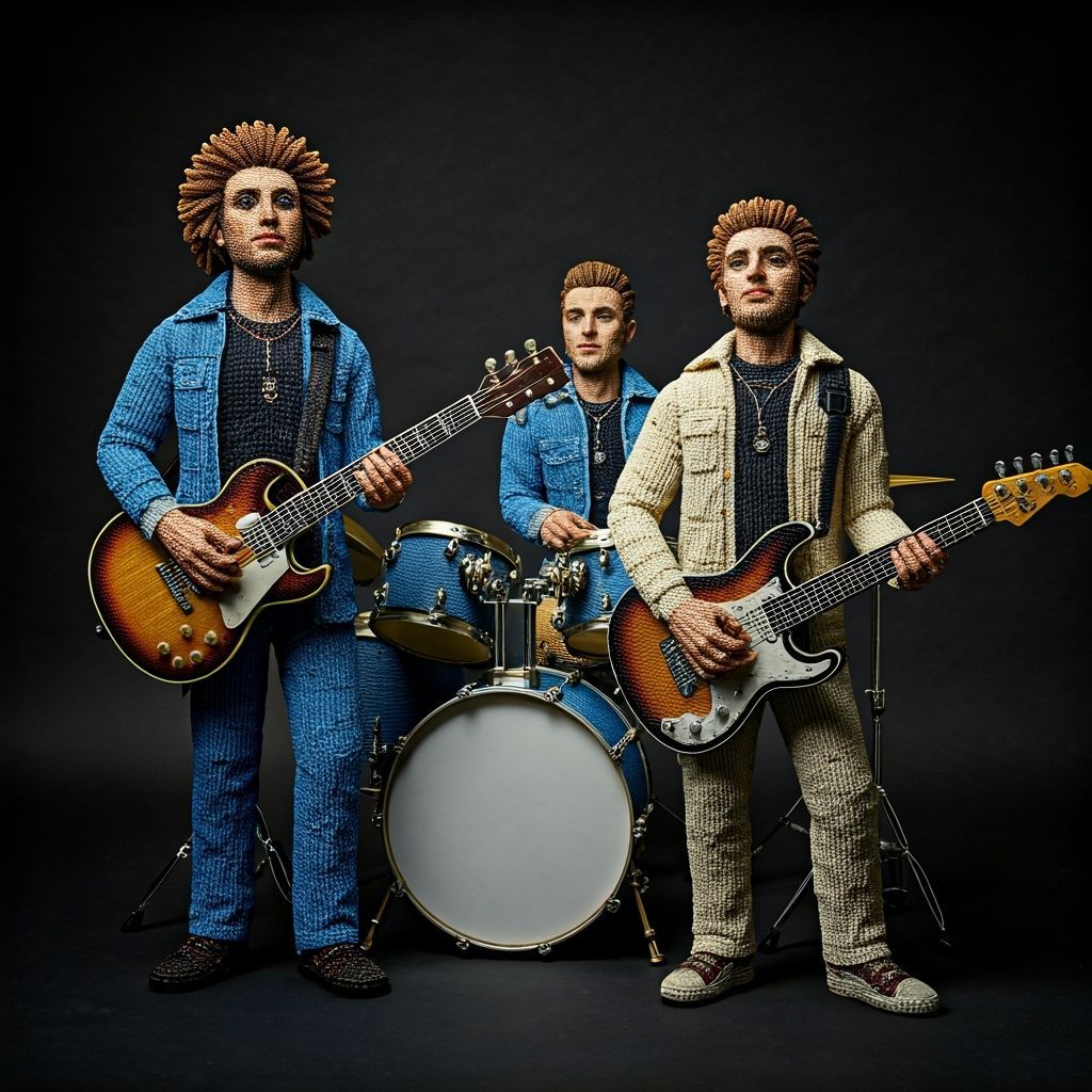 Beaded Musicians Perform Together