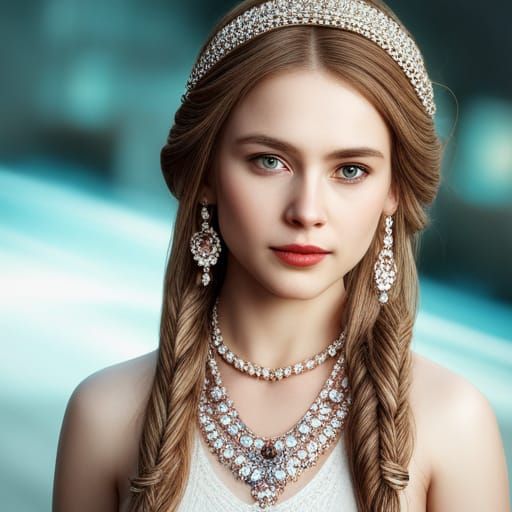 Hyperrealistic Portrait of a Young Woman