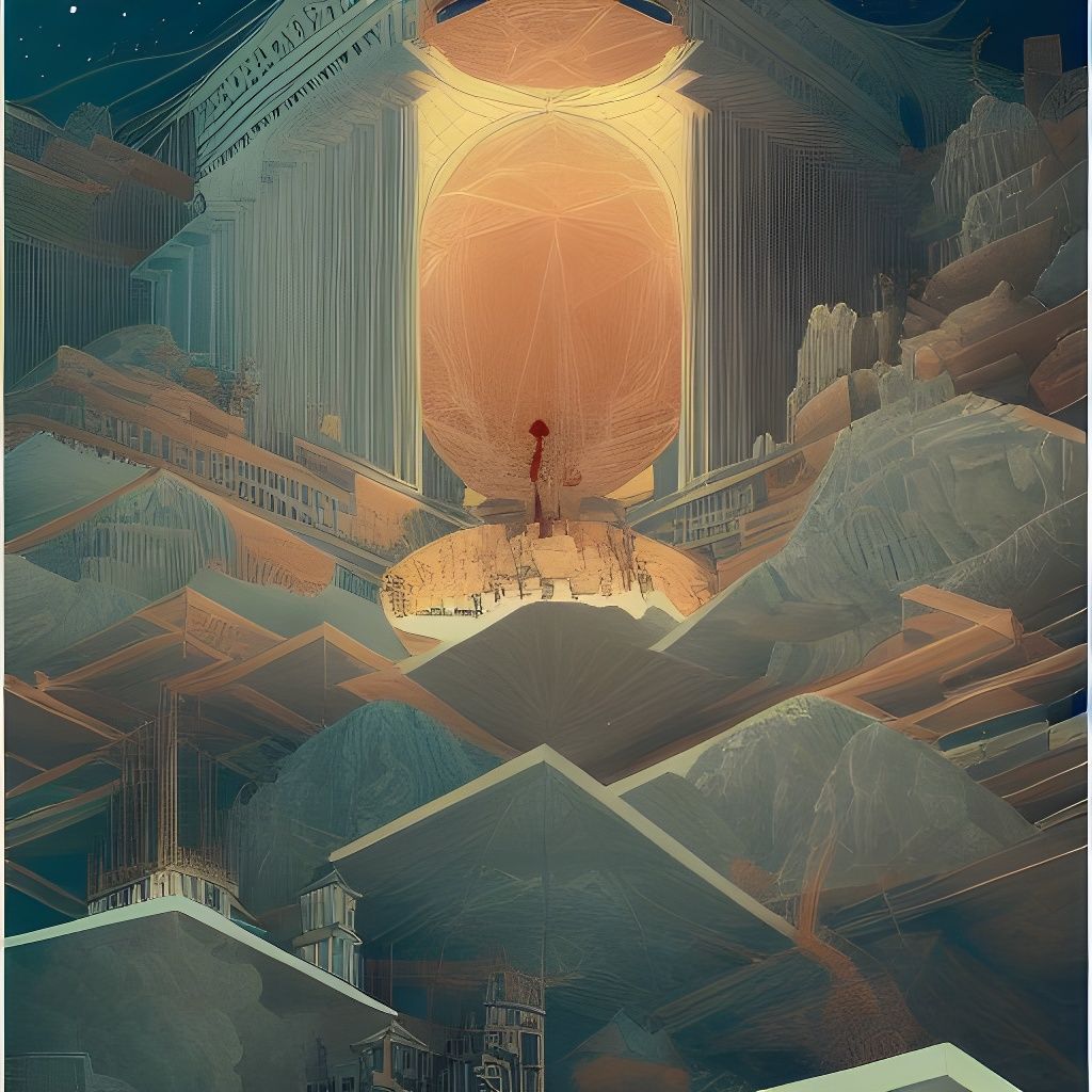 Surreal Seven Wonders: Detailed Cel-Shaded Rendering