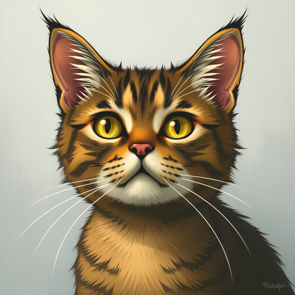 Feline Goddess in Tropical Paradise