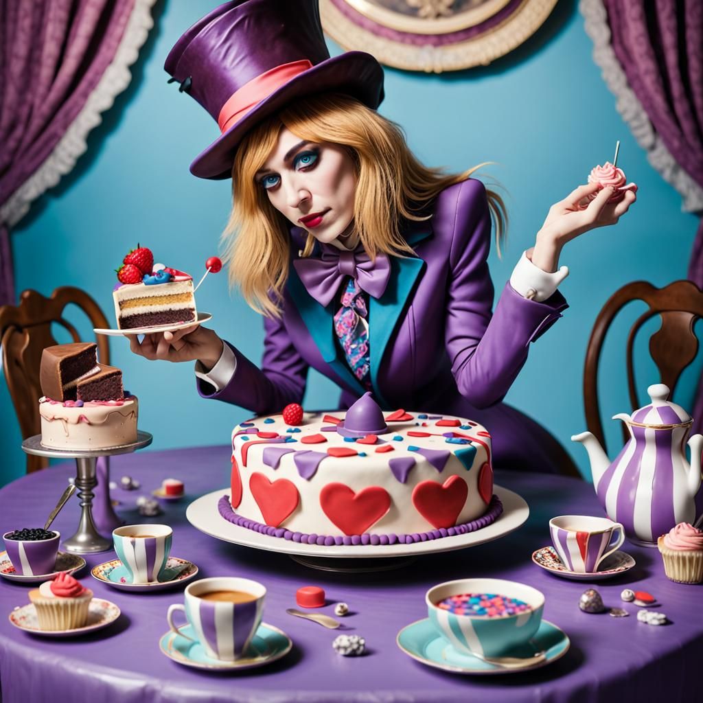 Tom Petty Alice in Wonderland Cake 31
