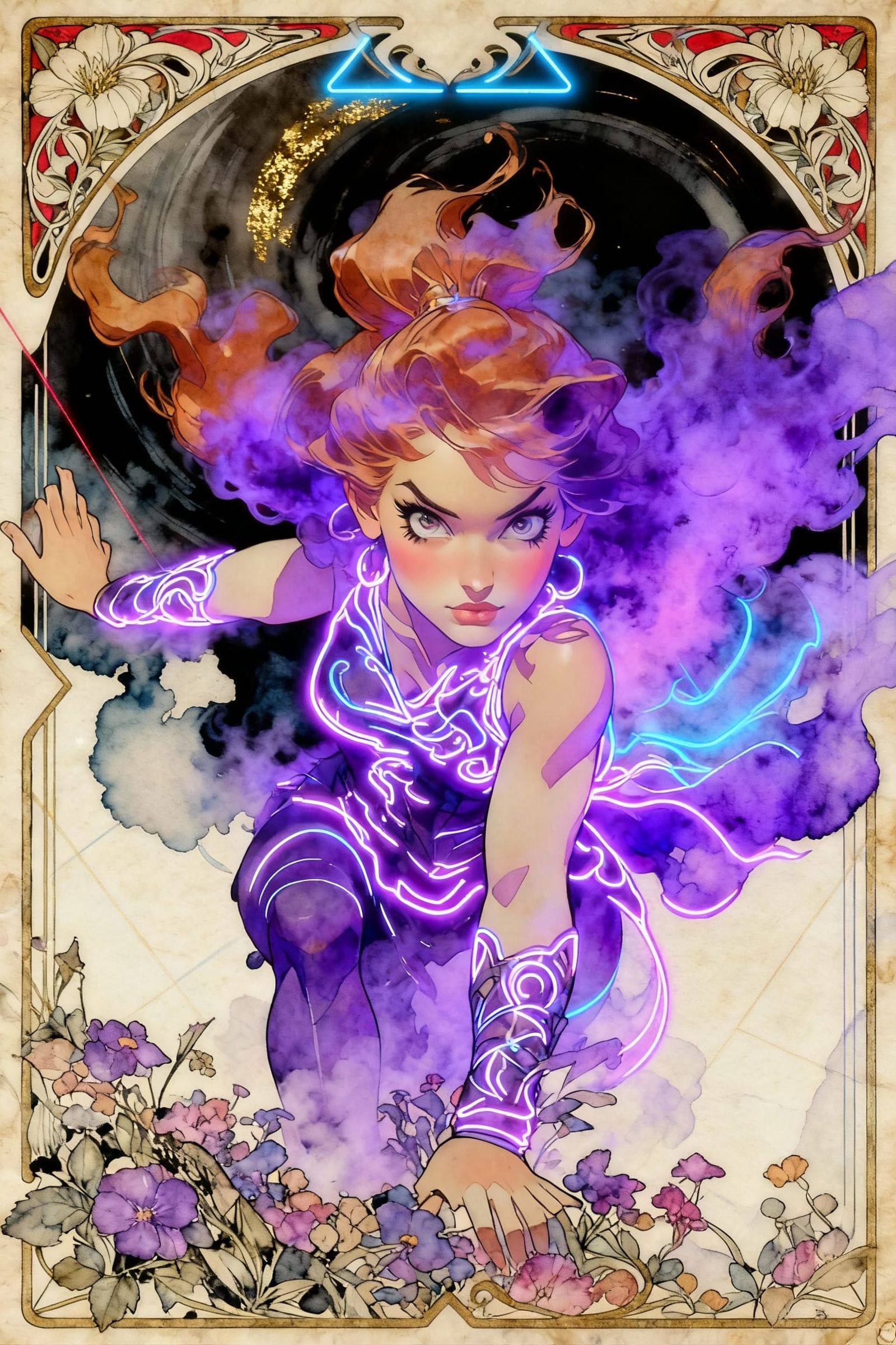 with an excess of fingers