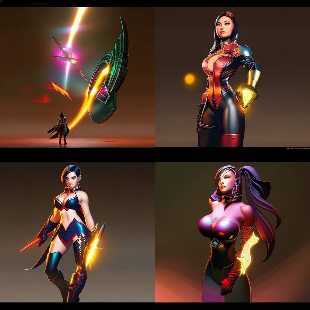 Bodybuilder as King of Fighters Character in Comic Book Styl...