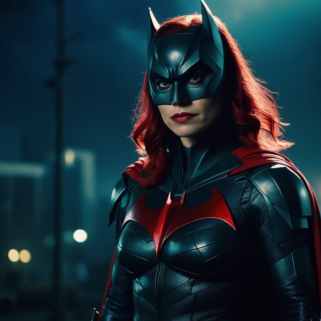 Batwoman in Cinematic 35mm Film Style