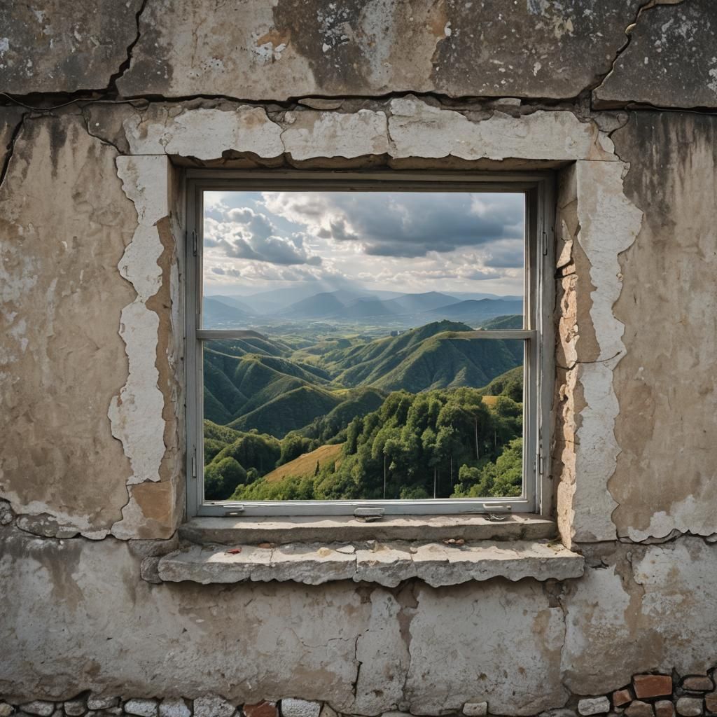 Window with a View: A Peaceful Outlook