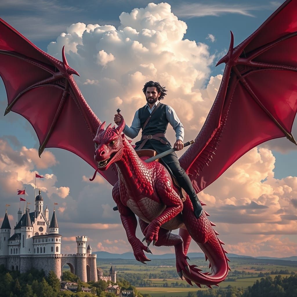 LAMORAK FLIES OVER THE VALLEY