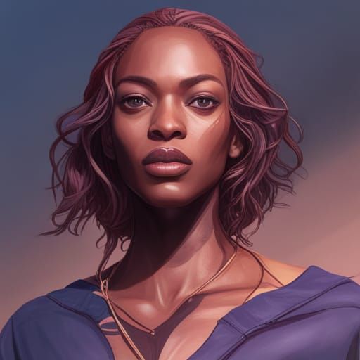 Detailed Portrait with Dynamic Lighting