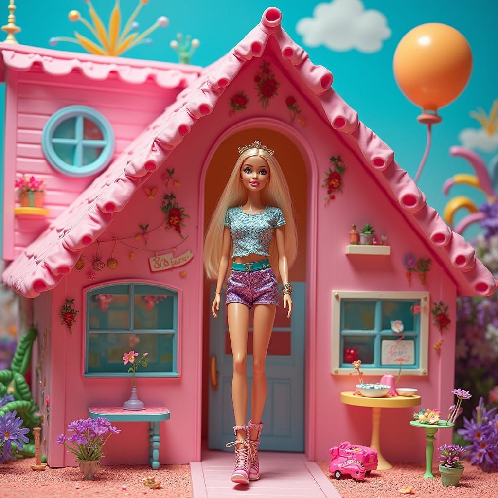 Barbie in Vibrant Dreamhouse