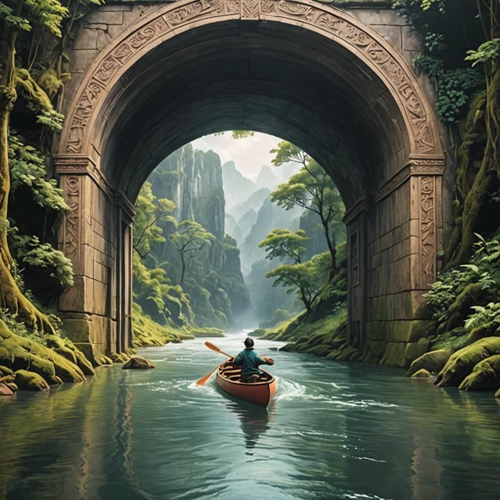 Canoe Journey Through a Portal of the Unknown