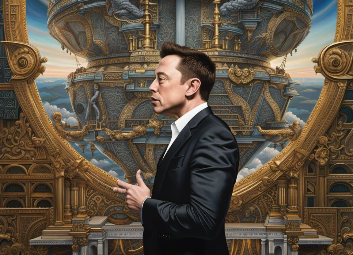 Steampunk Elon Musk