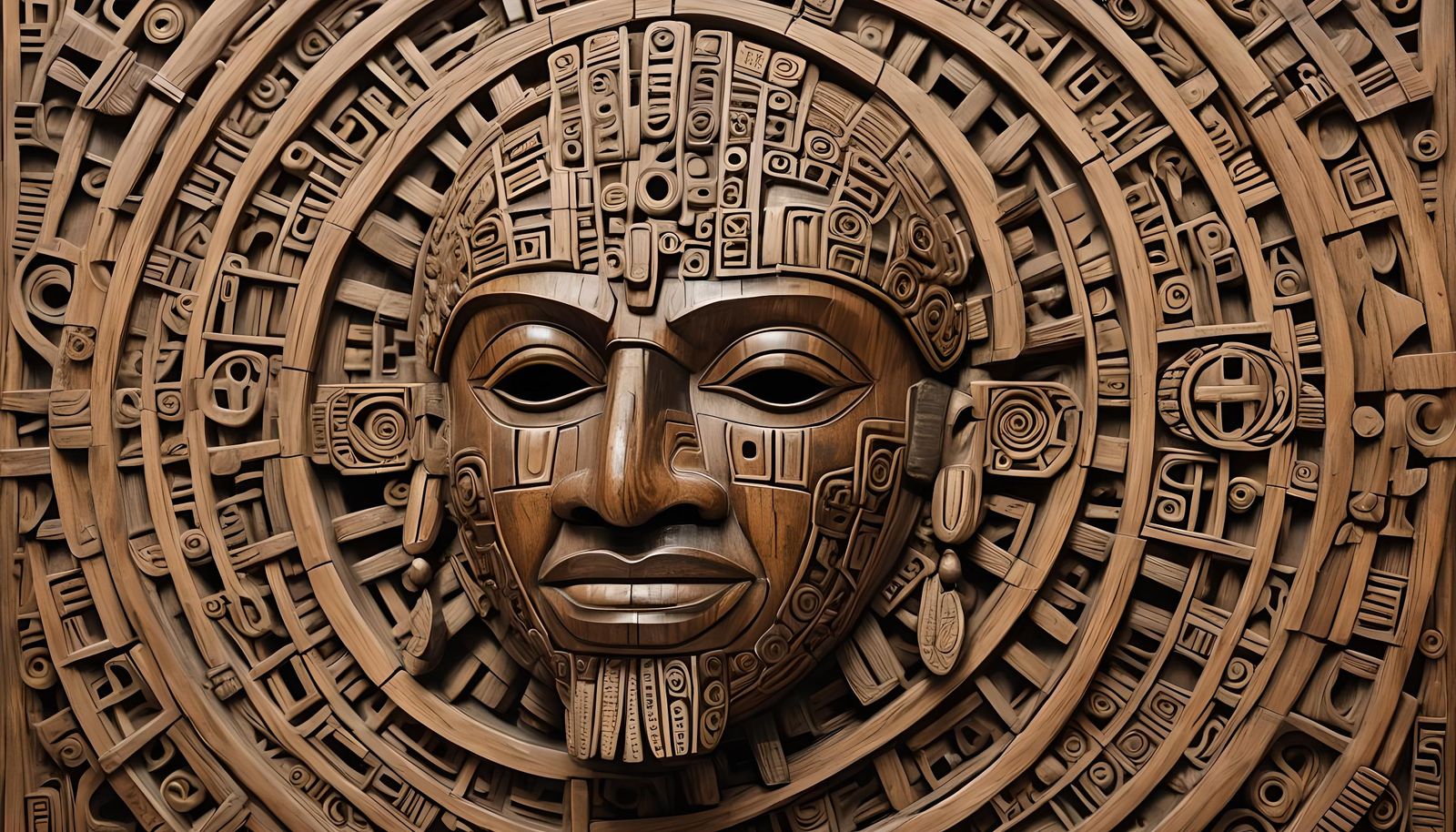 Intricately Carved Bantu Mask: Symbol of Tradition