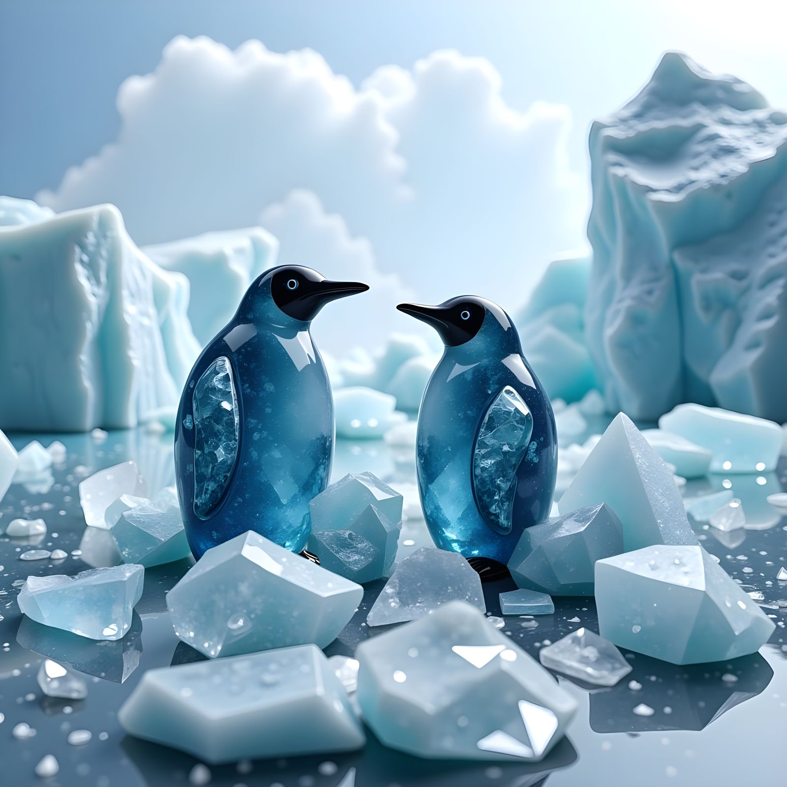 Ice Sculptures in the Wild