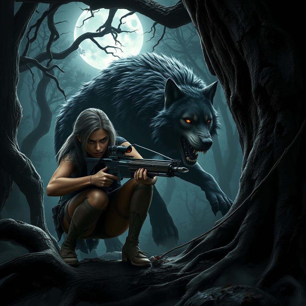 A new creature has entered the forgotten forest for Layara Croft to hunt