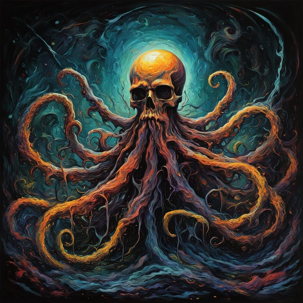 Artist's Energetic Expressionist Masterpiece