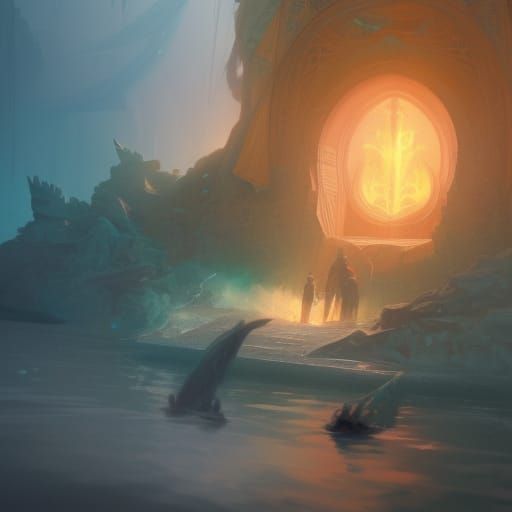 Atlantis People: Hyperdetailed Concept Art