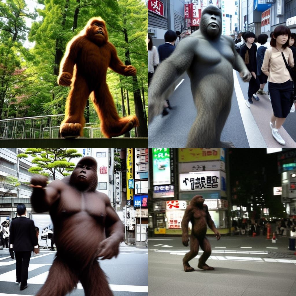 Bigfoot Sighting in Tokyo: Found Footage
