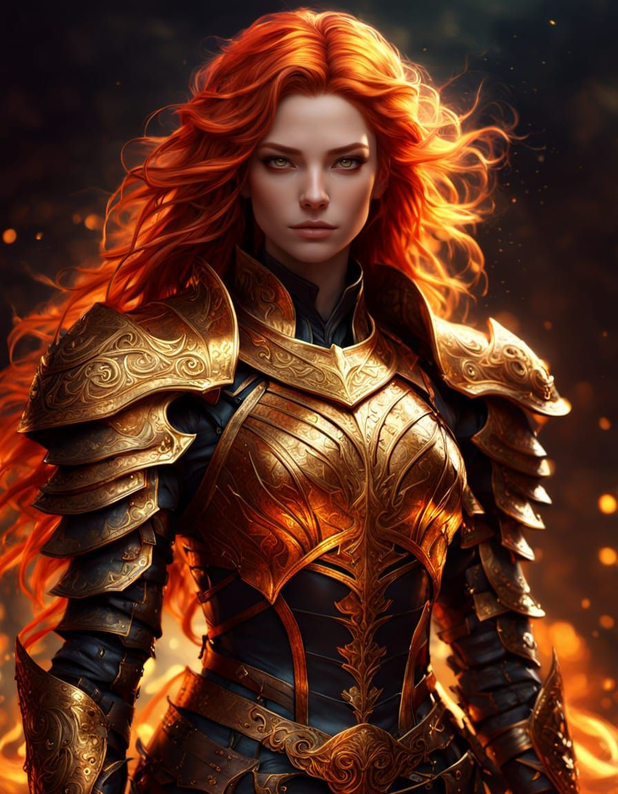 Beautiful Chaotic Neutral Female Character Art