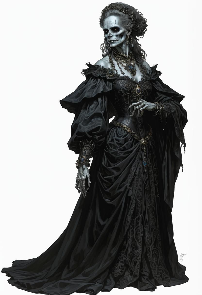 17th Century French Necromancer Illustration