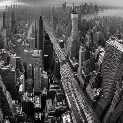Epic Cinematic New York City Digital Painting