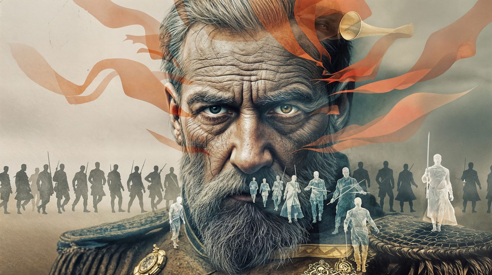 Battle-Hardened General with Ghostly Ranks