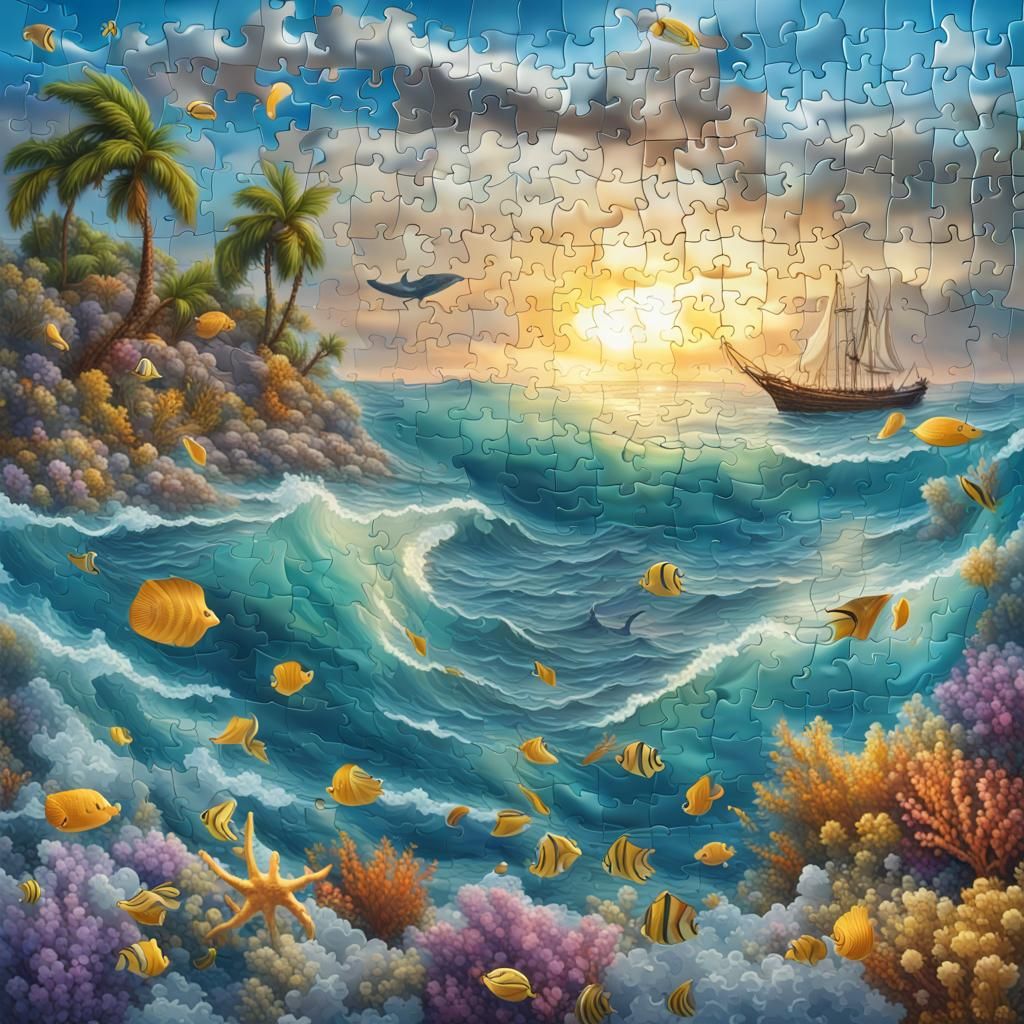puzzle seascape