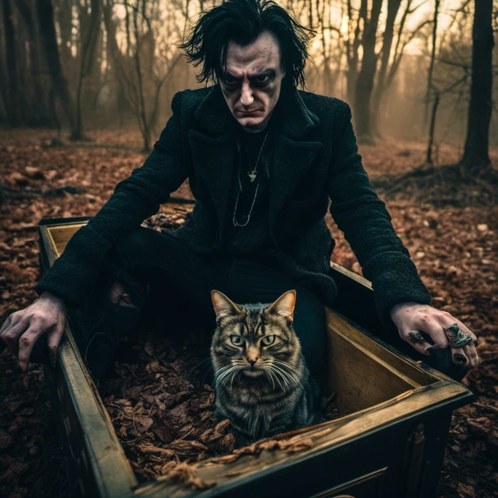 Gothic Film Noir: Dead Man, Cat, and Owl