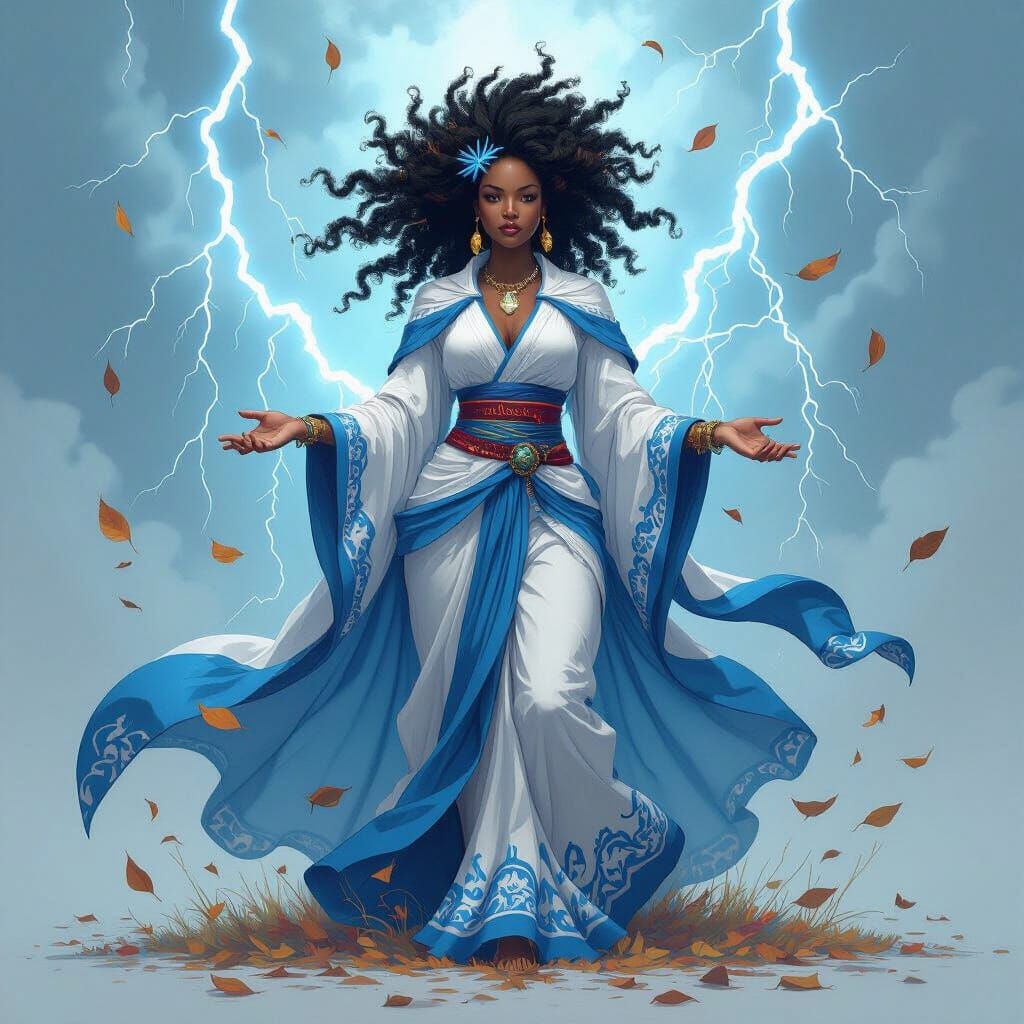 Oya: Majestic Goddess of Storms and Change