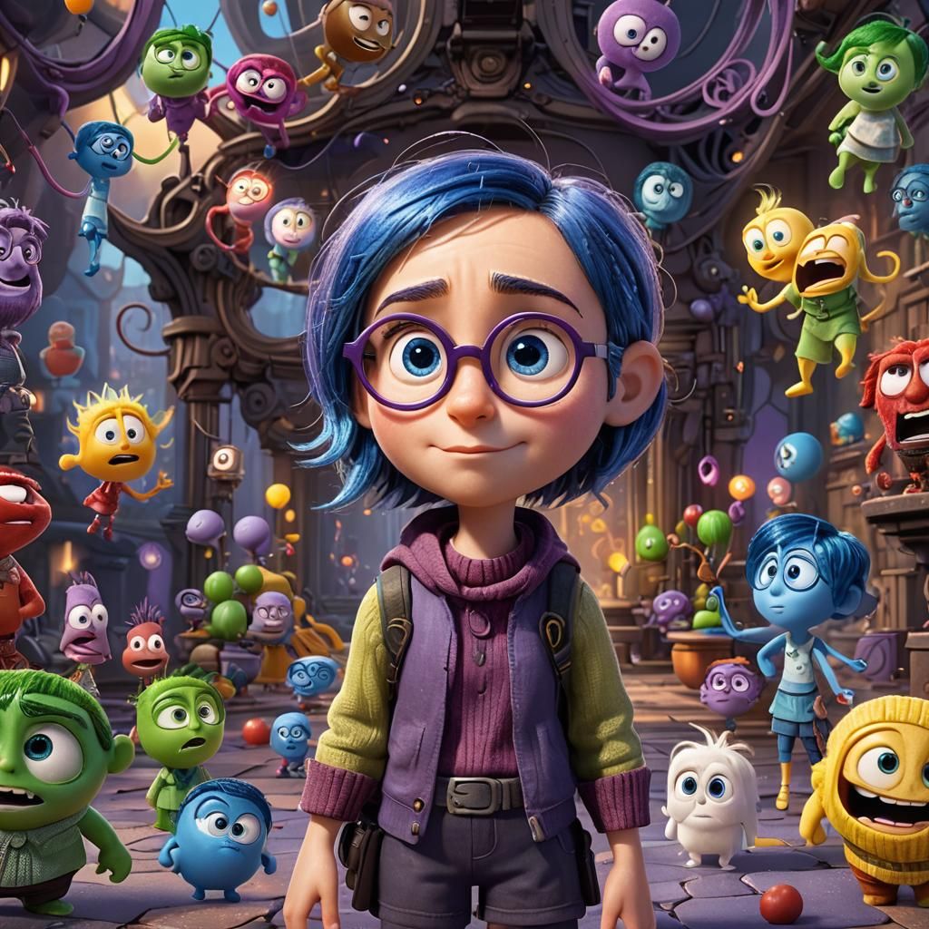 Inside Out 2 Character: Detailed Fantasy Concept Art