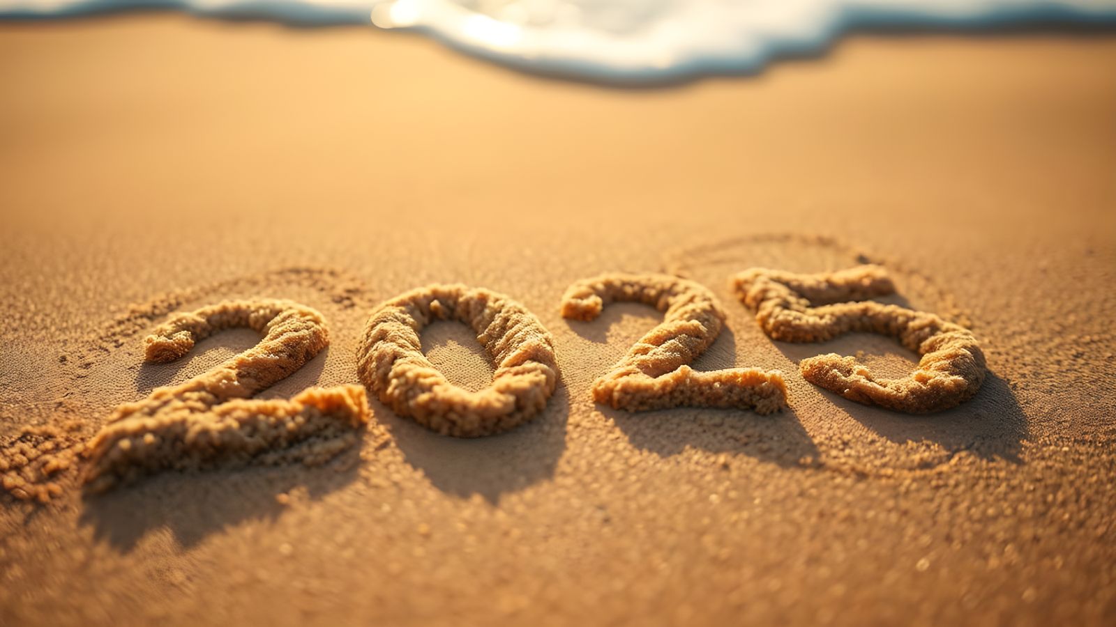 Ephemeral 2025 Message Disappears into Sunset