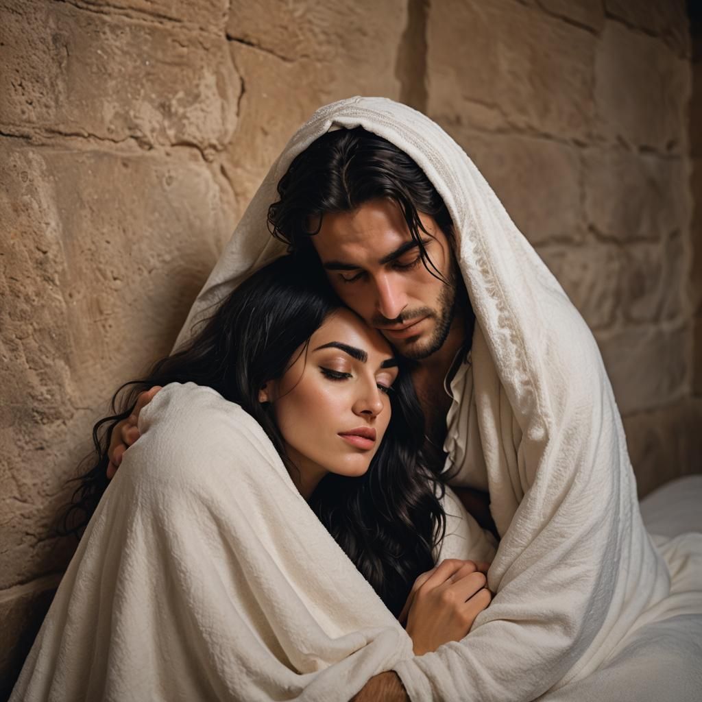 Romantic Portrait in Turkish Bath, 1000 BC