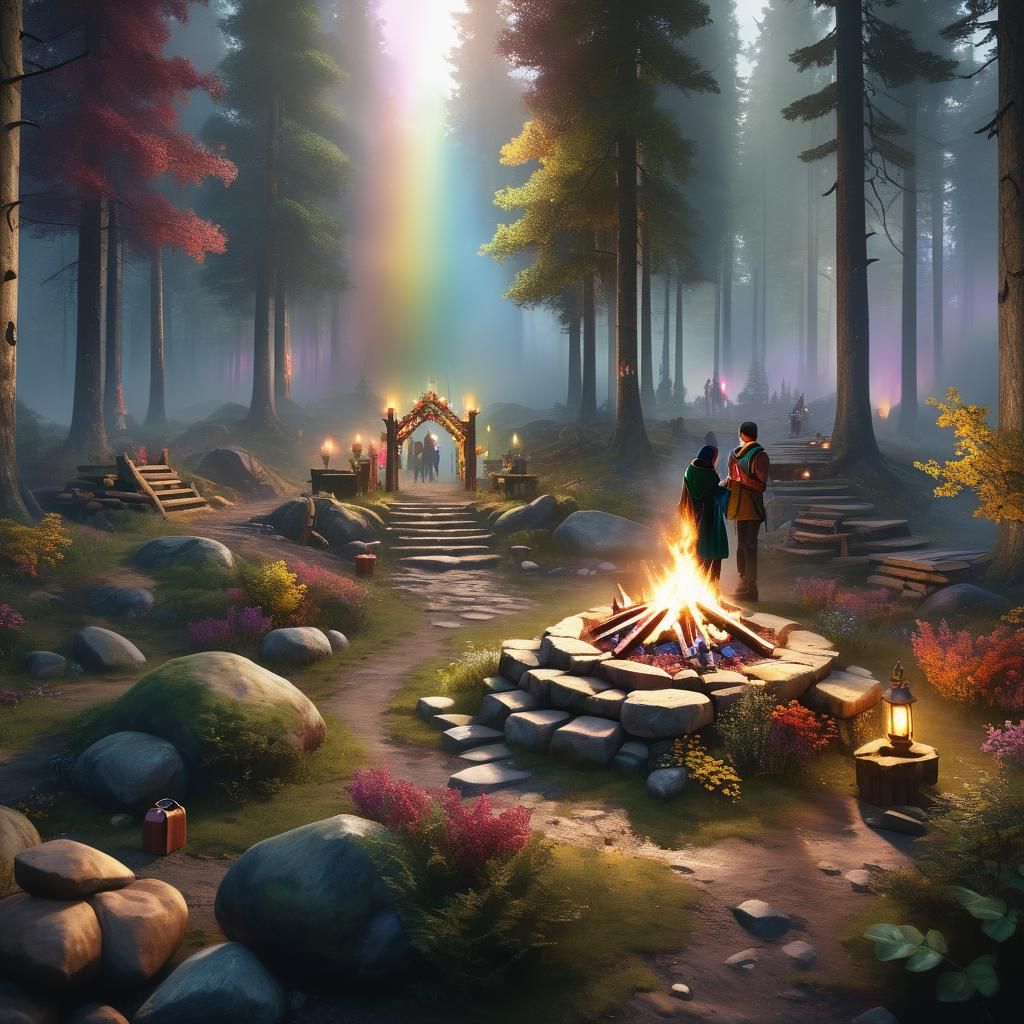 Magical Realism: Hearthfire Gathering in Rainbow Forest
