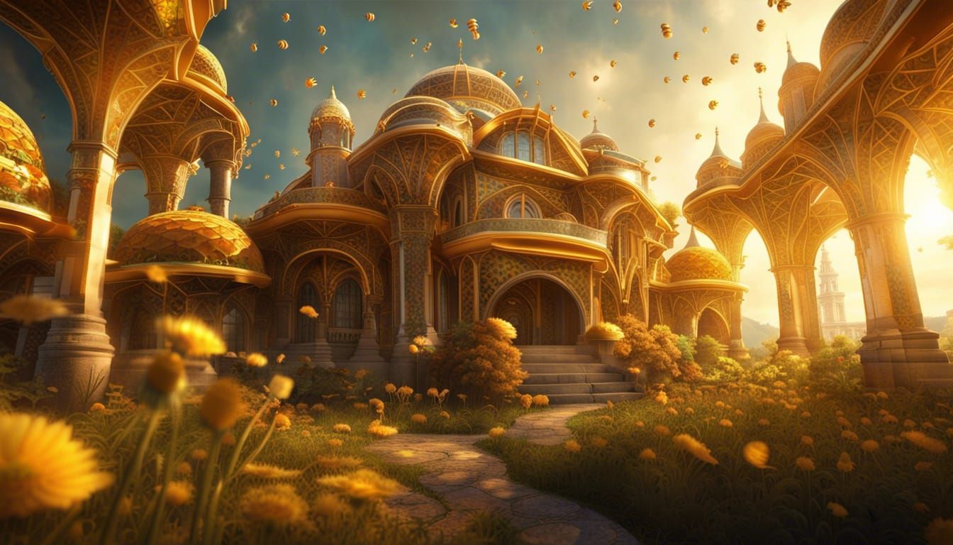 Enchanting Architecture in a Realm of Bees and Honey