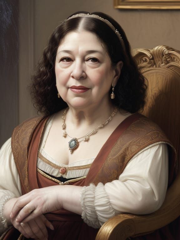 Sonia Sotomayor as Mona Lisa in Renaissance Style