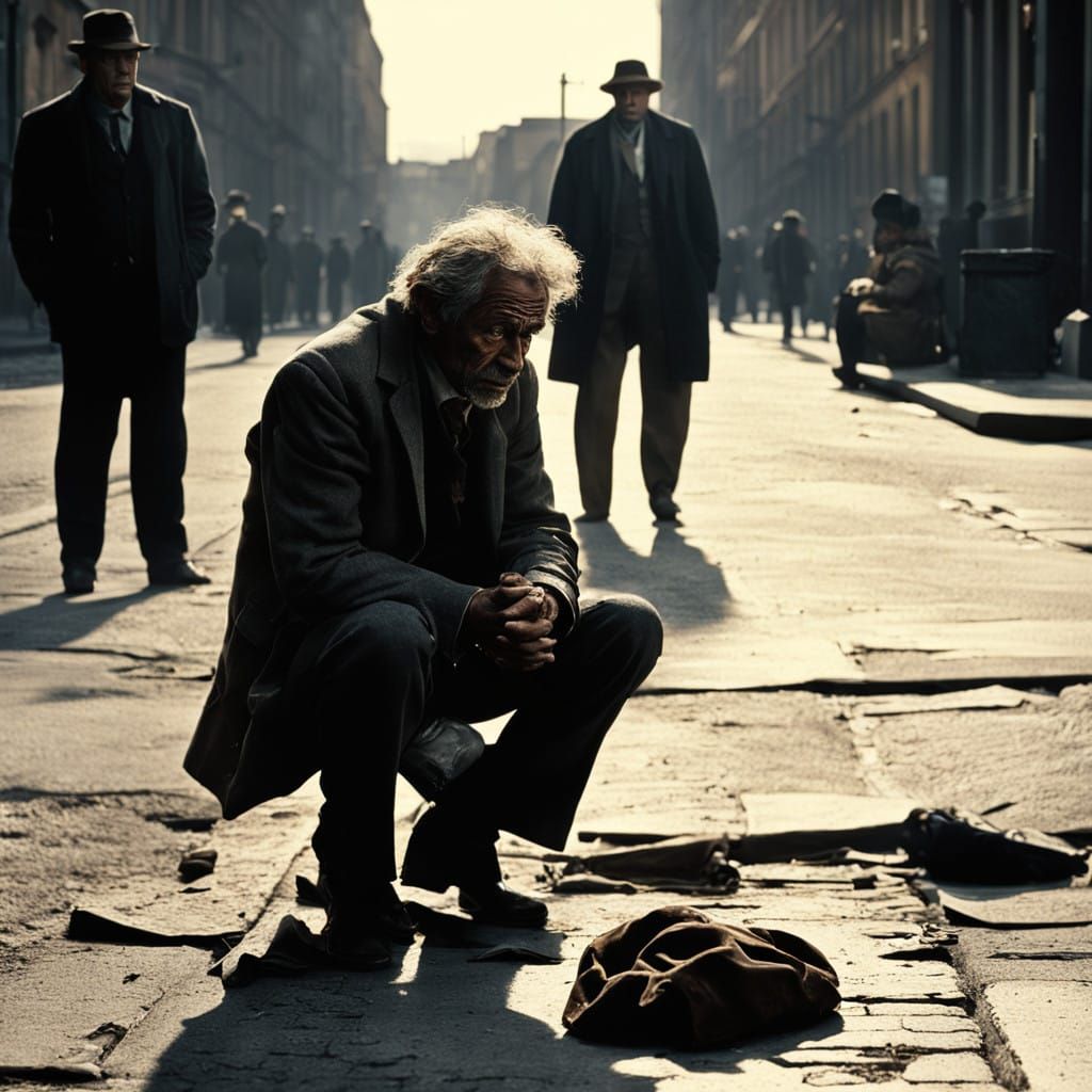 A Gritty Portrayal of Social Divide: A Wealthy Patron Ignori...