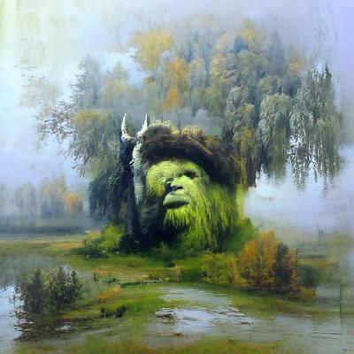 Lush Green Forest Dreamscape
