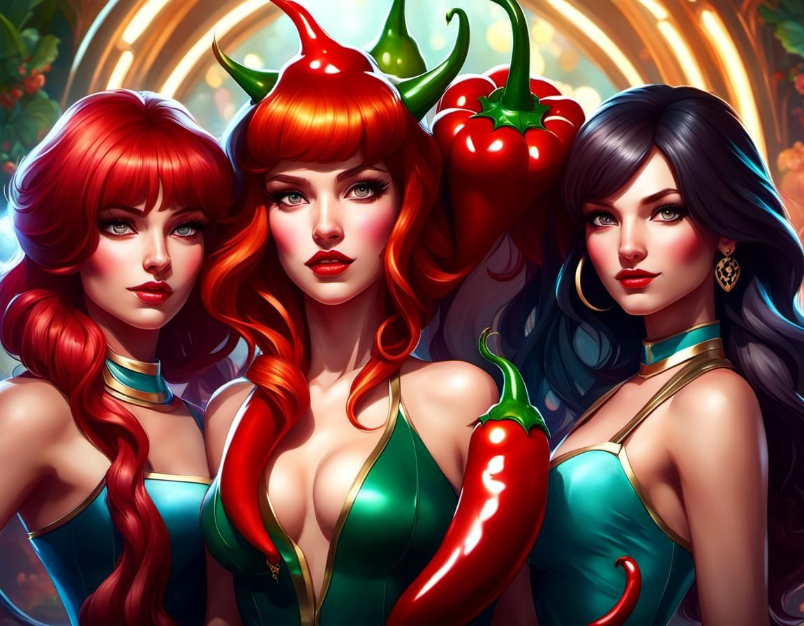 A hot new girl group, its the Chillies !