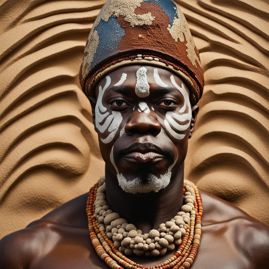 Oduduwa Creates Earth: A Professional Studio Portrait