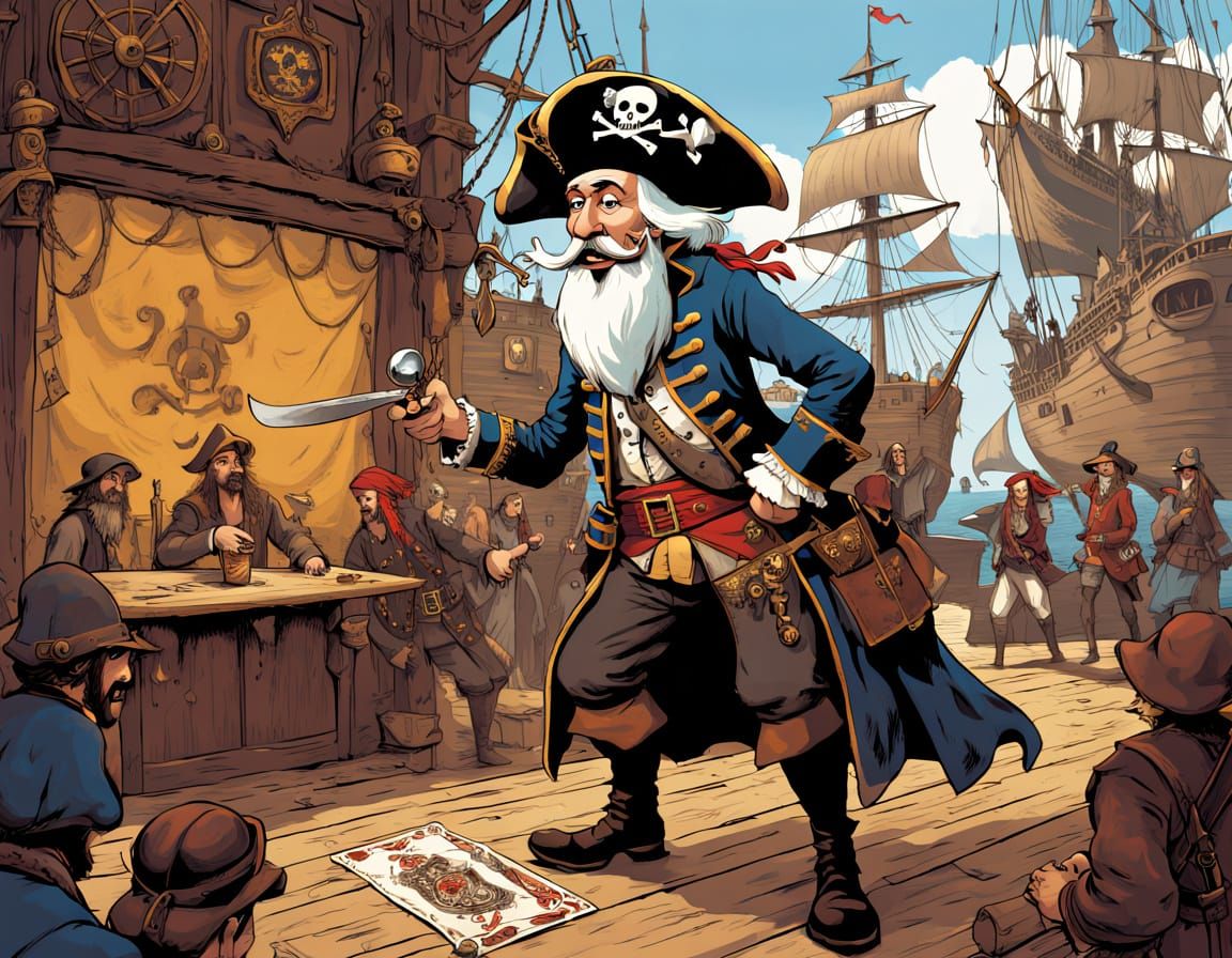 Swashbuckling Pirate Meets Traffic Policewoman in Hilarious ...