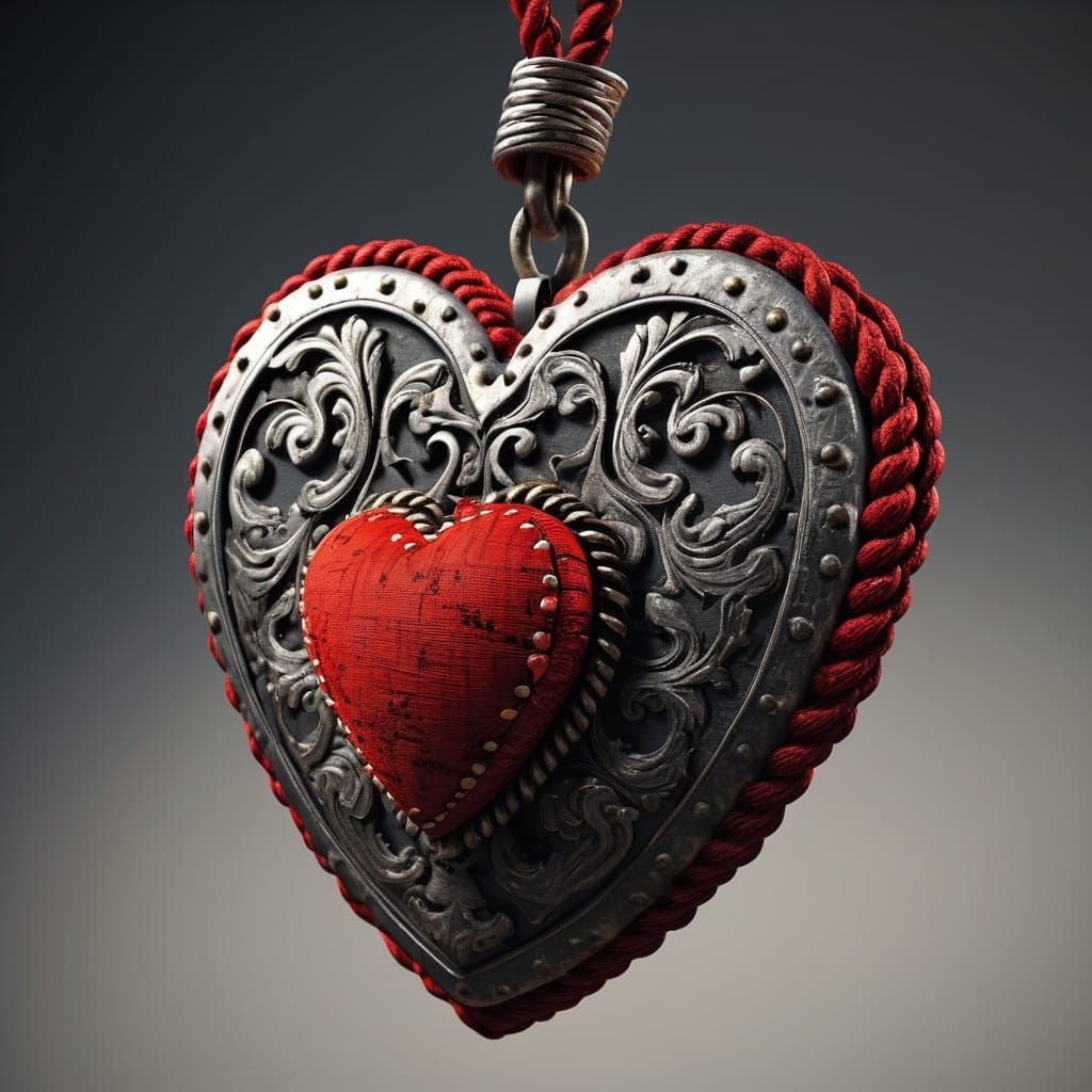 Surrealism in Armor: A Heart Beats Within
