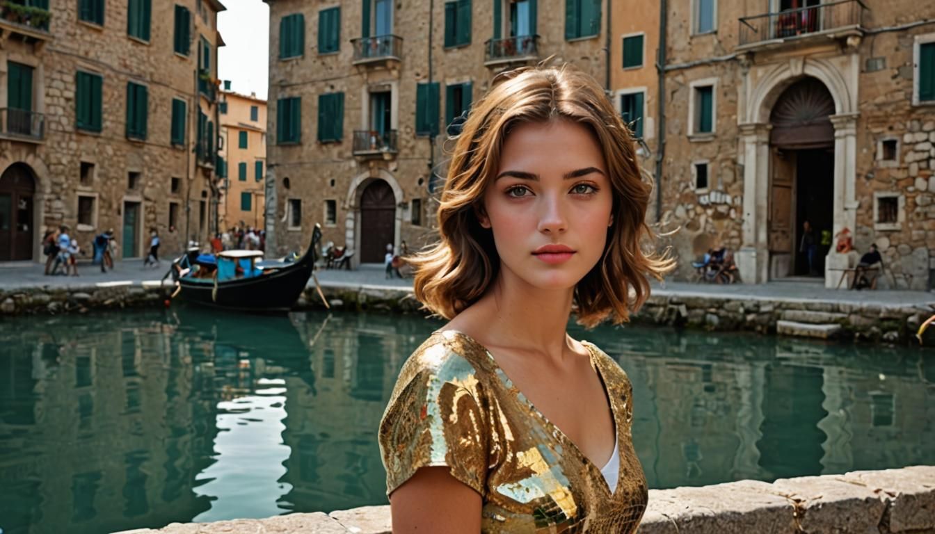 Beautiful Woman in Tuscany, Professional Photography