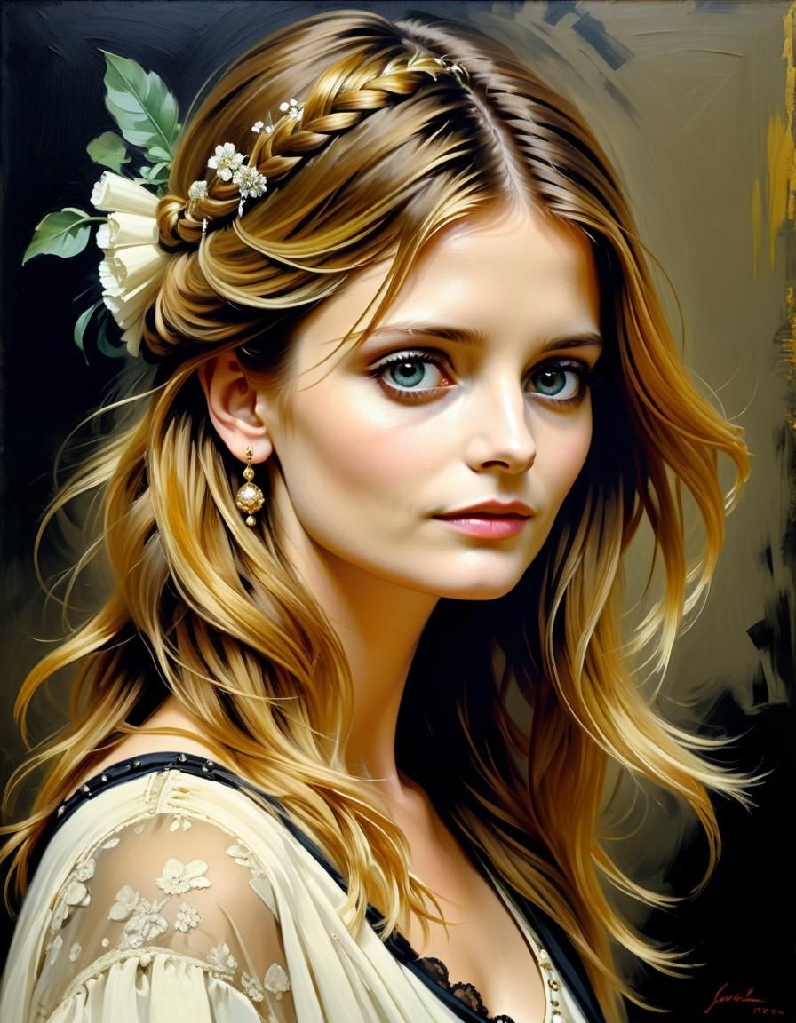 Detailed Portrait Reminiscent of Oil Paintings