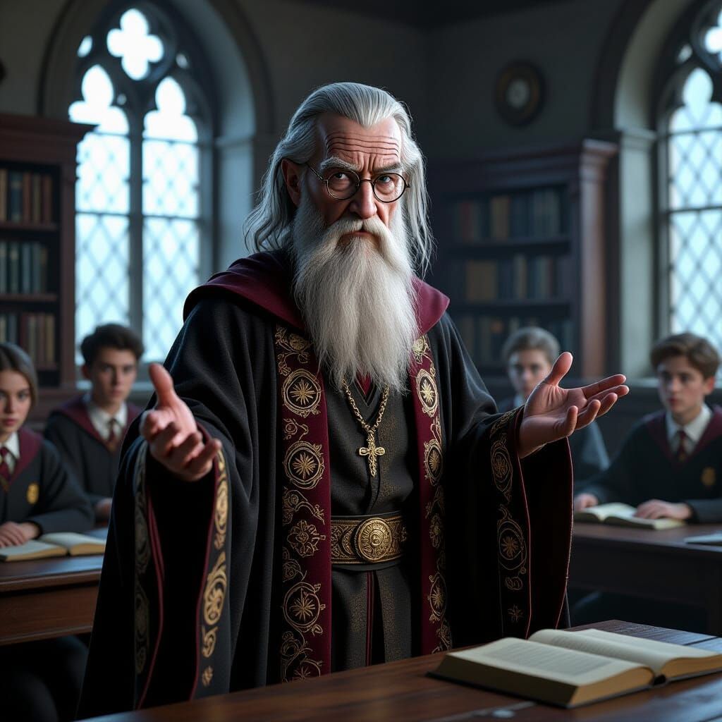 Old Harry Potter Teaching, 3D Game Cinematic