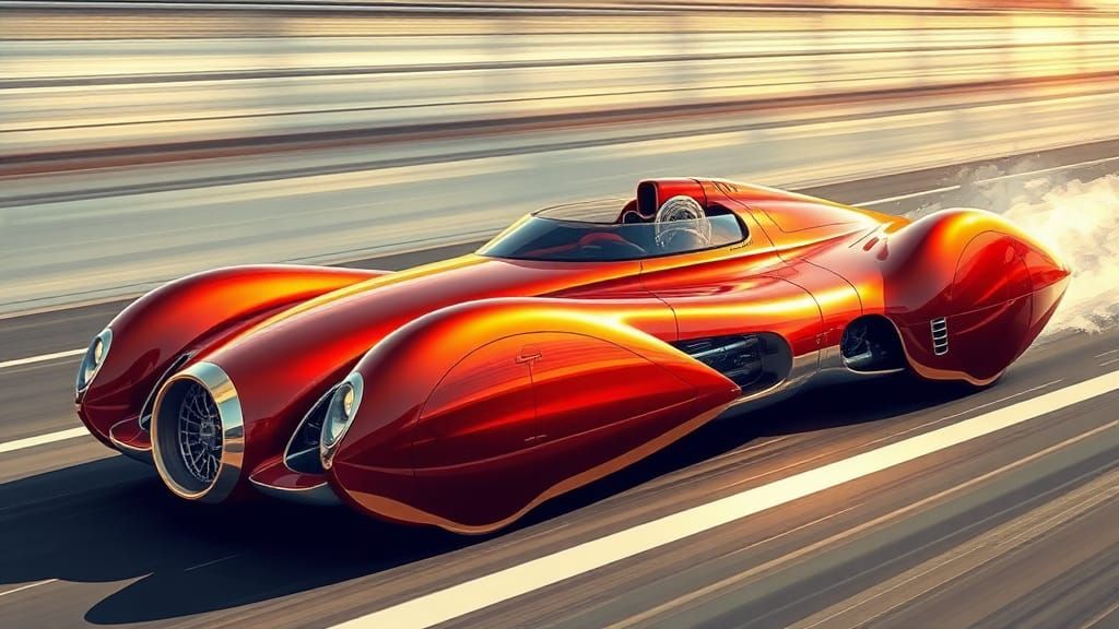 Il Tempo Gigante Illustration in Futuristic Style