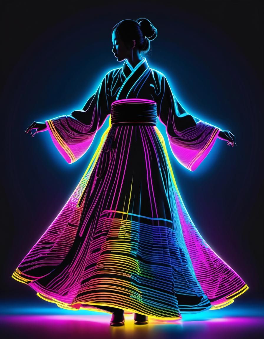 The Silhouette of The Hanbok