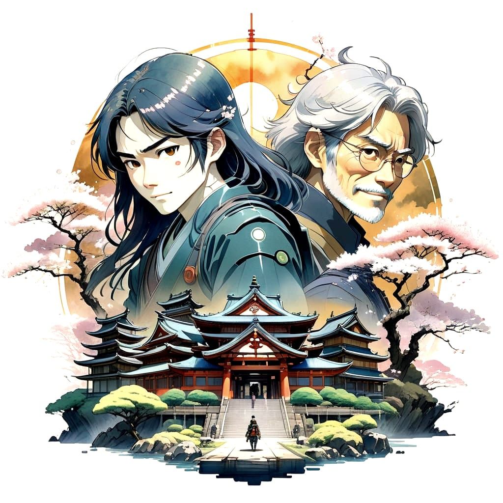 Heroic All-Male Team Unites in Vibrant Anime Aesthetic